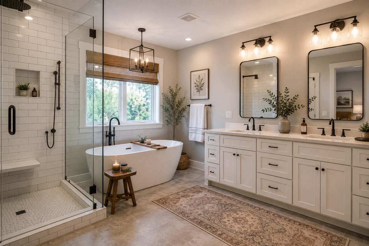 Remodeled bathroom